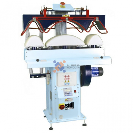 гладильный пресс с пневматической работой (воротниково-манжеточный). compact sidi mondial srl (италия)